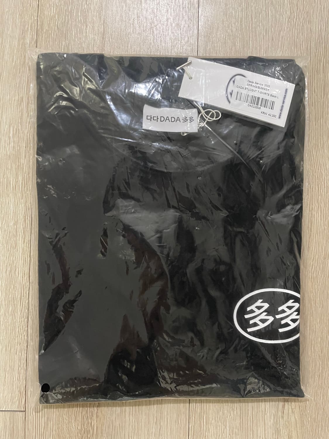 DADA STUDENT T-SHIRTS Black L 다다 반팔티 상품이미지1