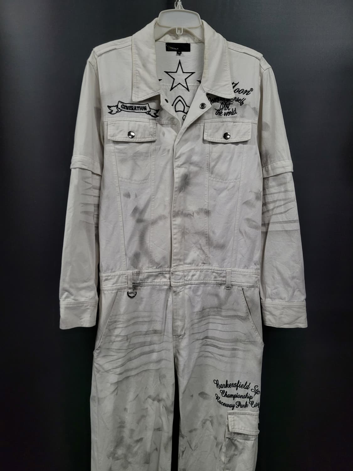 Day Moon 빈티지 롤업 점프슈트 상품이미지6