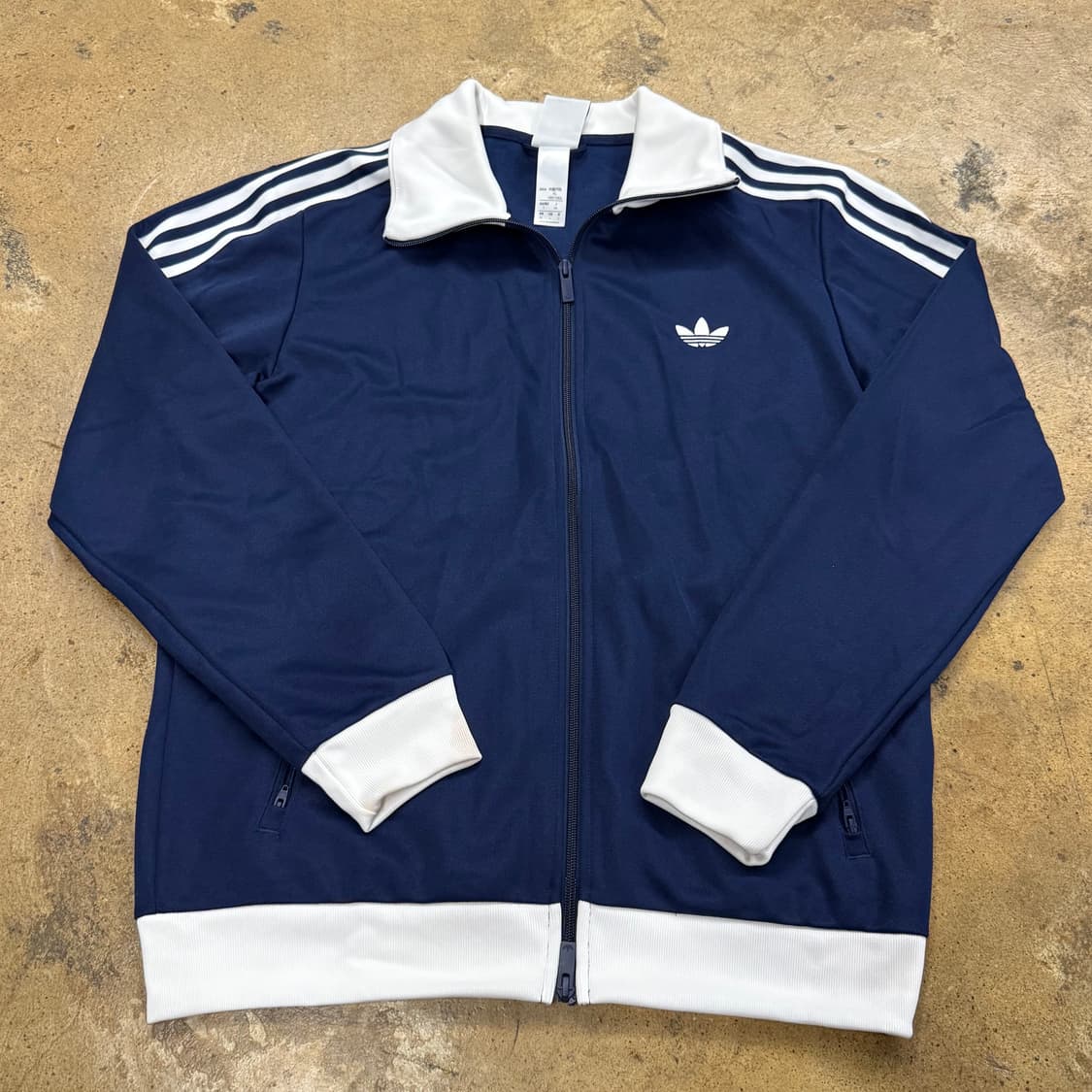 아디다스 네이비 클래식 구파이어버드 로고 트랙탑 져지 상품이미지2