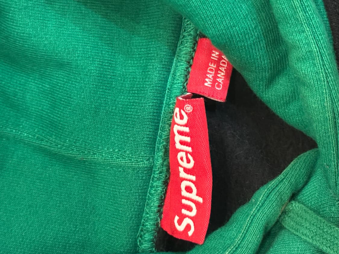 슈프림 클래식 로고 후드 투톤 상품이미지3