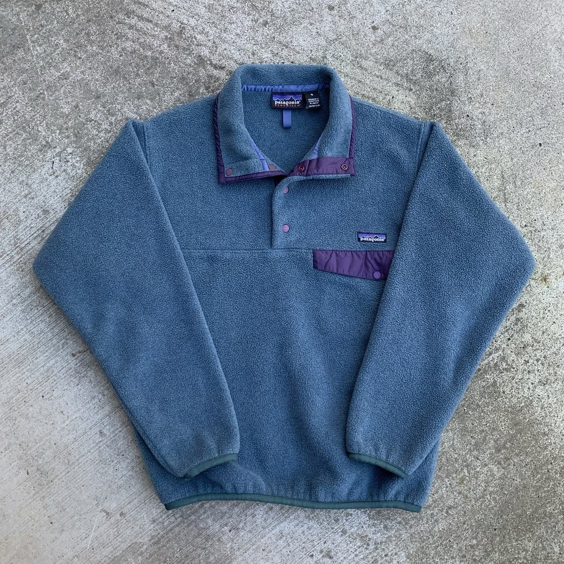 03FW 파타고니아 신칠라 스냅-T 더스티메사블루/퍼플 자메이카 상품이미지1