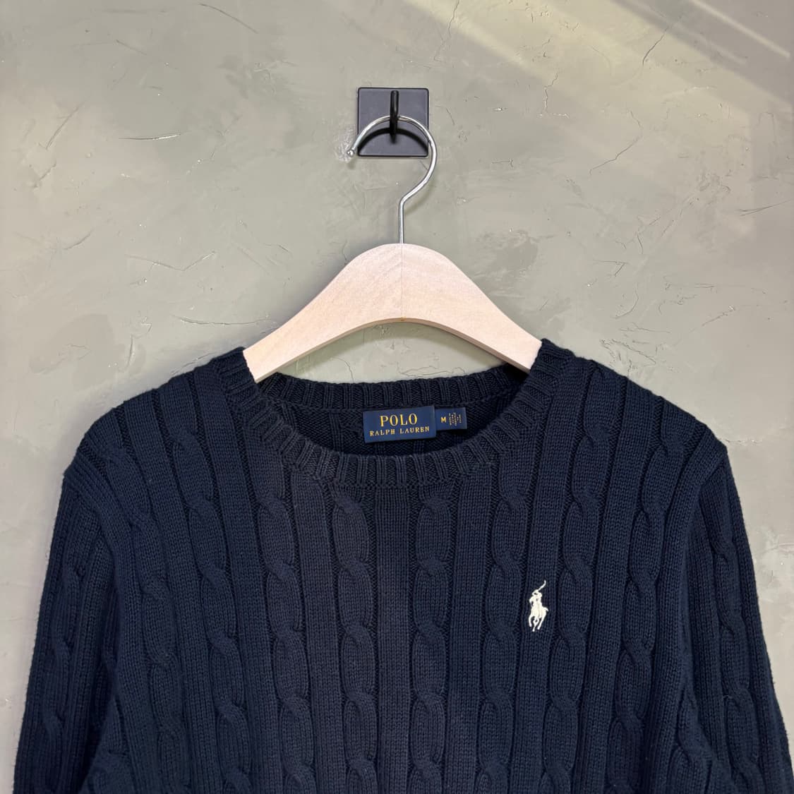 폴로 랄프로렌 꽈배기 니트 네이비 상품이미지2