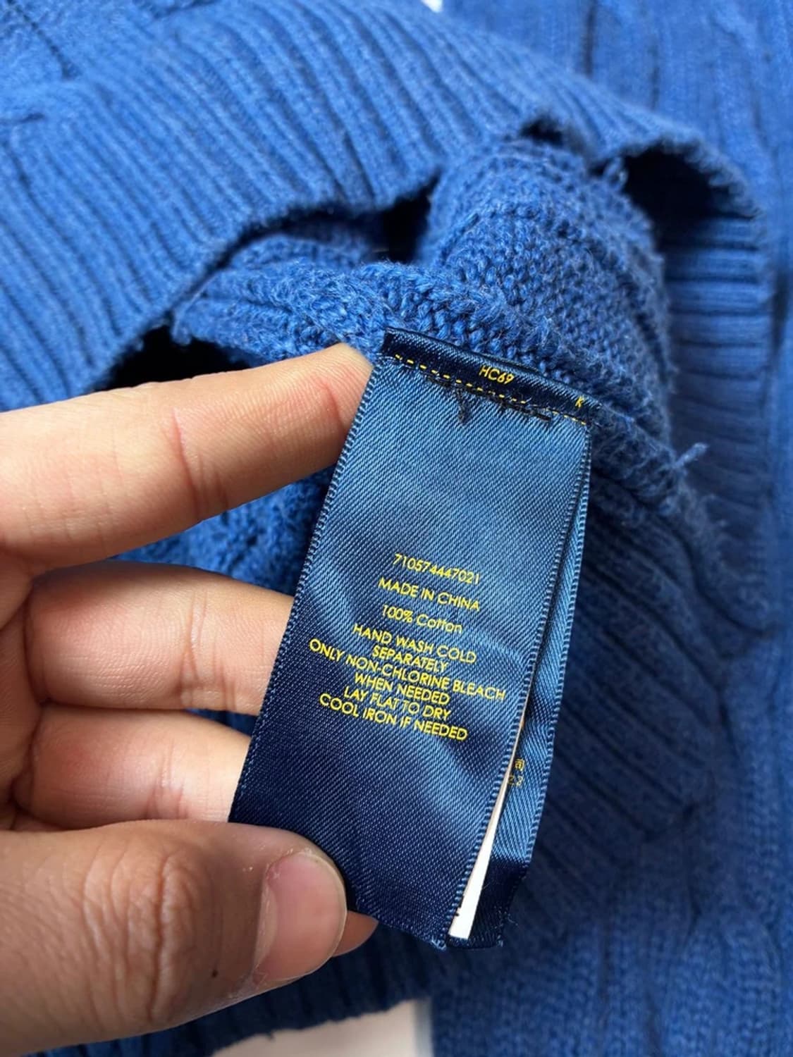 폴로 랄프로렌 시그니처 포니 케이블 니트 PN8642 상품이미지5