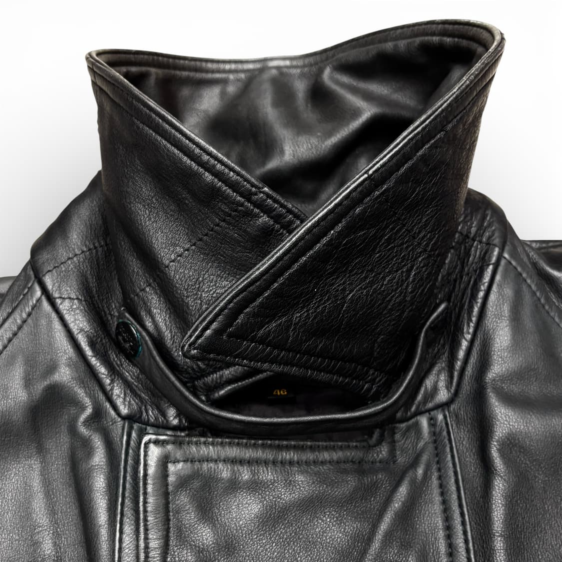 80's Boneville Navy Arctic 레더 자켓 상품이미지4