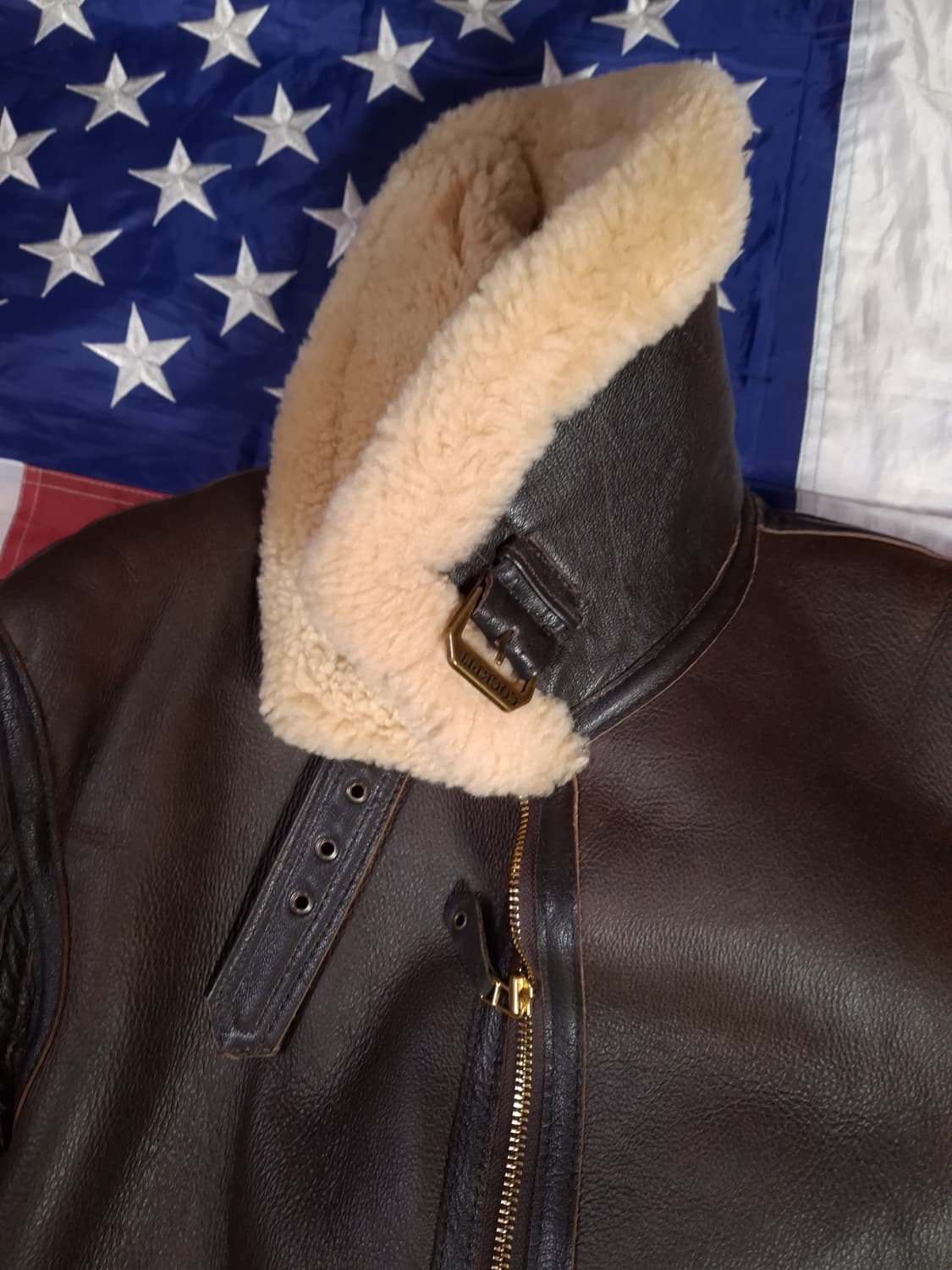 오리지날 미국제조 톰하디 COCKPlT B-3  항공무스탕 상품이미지6