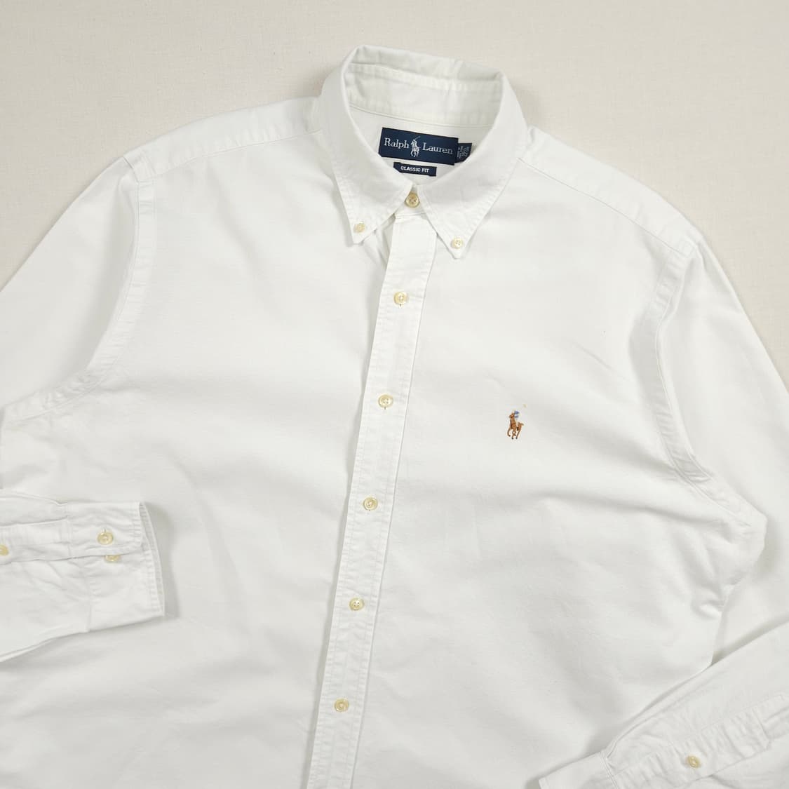 XL(105) 폴로 랄프로렌 옥스포드 화이트셔츠 상품이미지1