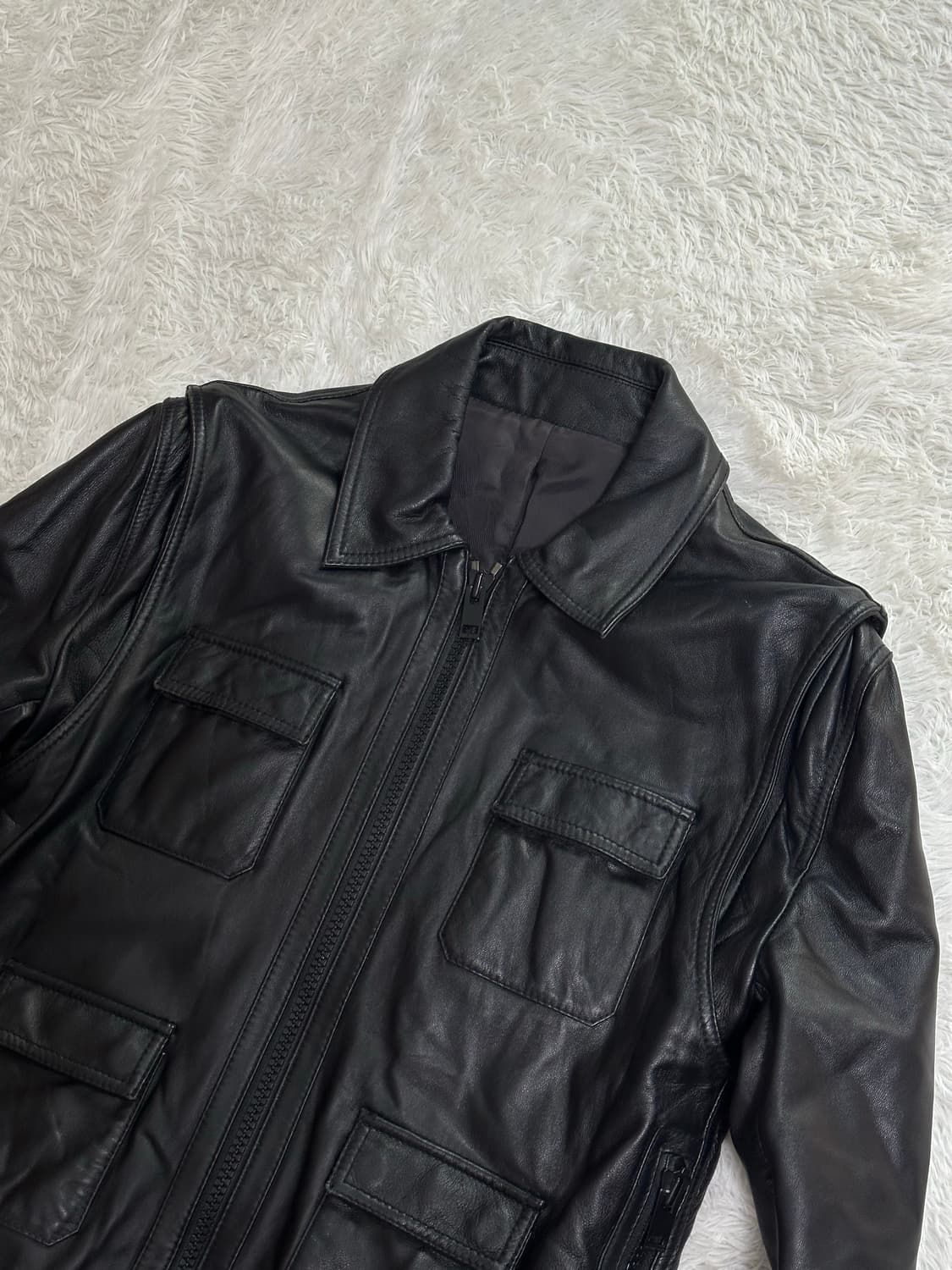 MUSEROOM 가죽 자켓 46 상품이미지1