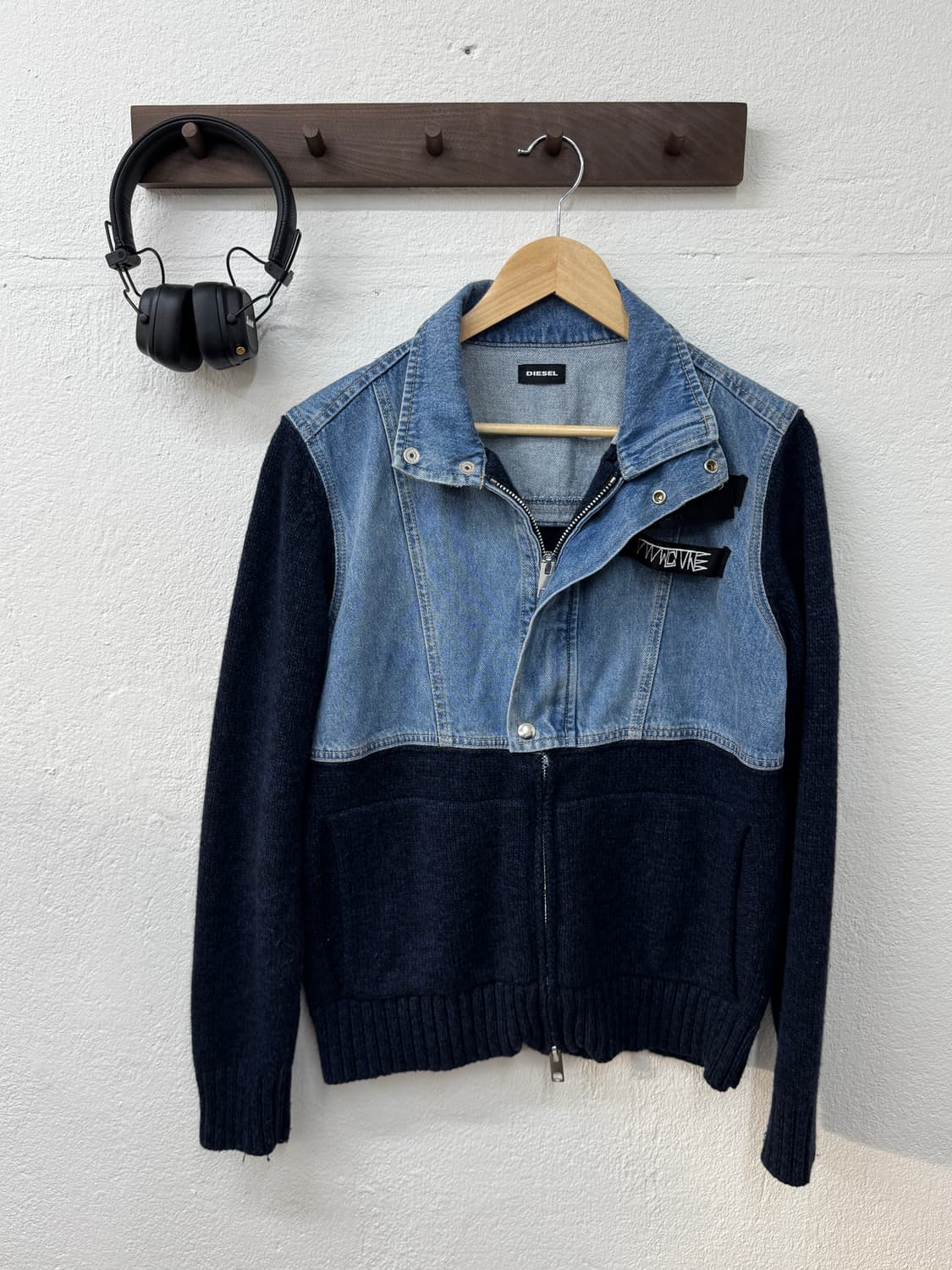 디젤 데님 니트 집업(T35) 상품이미지2