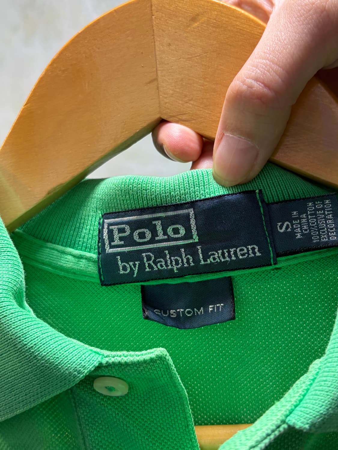 폴로 빅포니 치프키프 그린 카라 반팔 티셔츠 S 상품이미지9