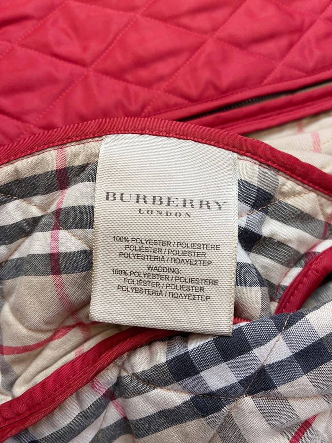 버버리 00's 2way 퀼팅 집업 자켓 PN5605 상품이미지9