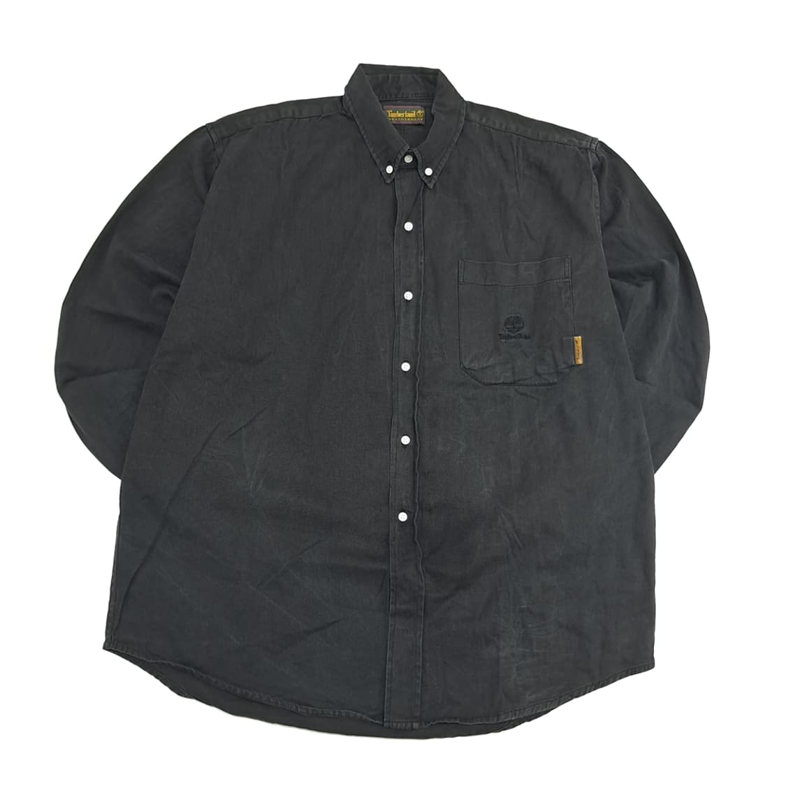 CN683 XL 팀버랜드 빈티지 블랙 긴팔 셔츠 남방 상품이미지1