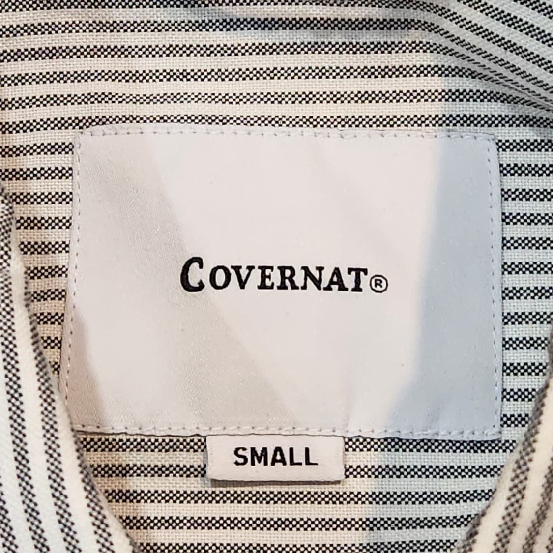 커버낫 스트라이프 반팔 셔츠 (S) 상품이미지2