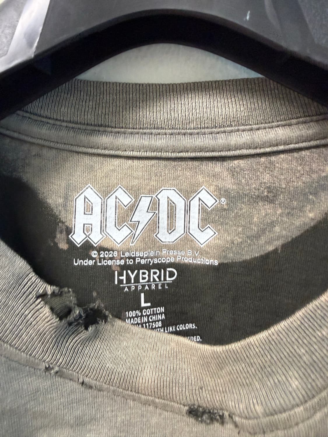 Distressed fading AC/DC band tees 상품이미지6