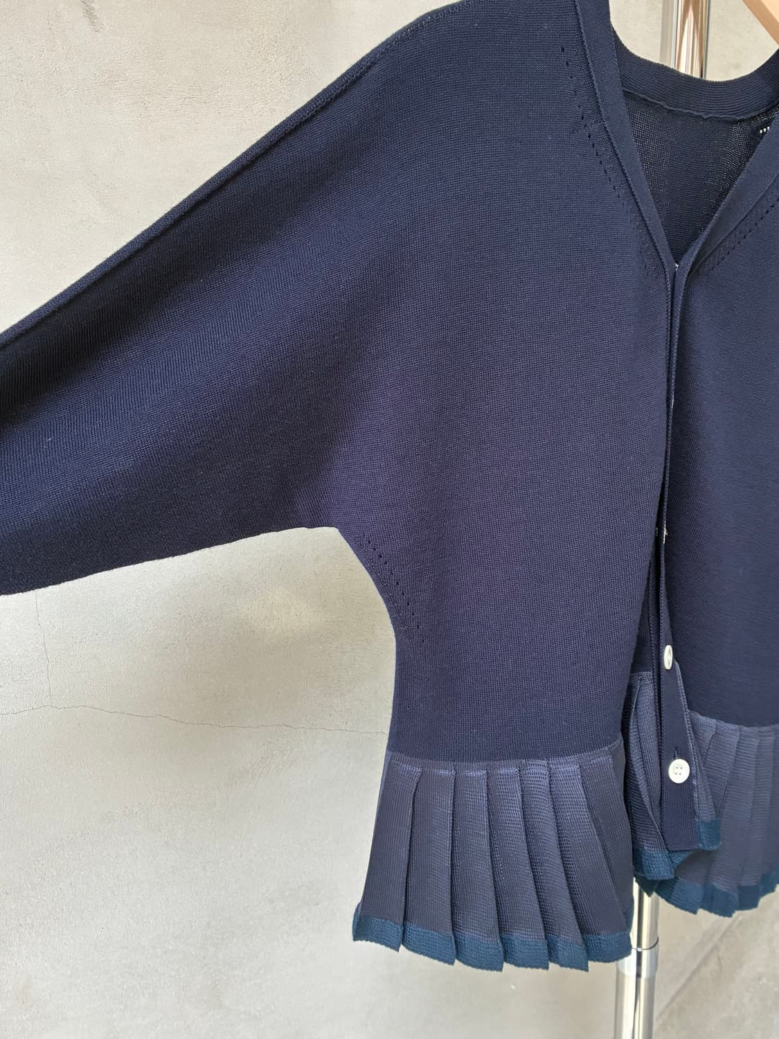 꼼데가르송 트리콧 플리츠 가디건 상품이미지2