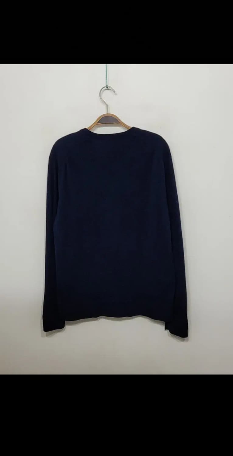 (100) 빈폴 브이넥 니트 네이비 울 실크 캐시미어 스웨터  상품이미지6