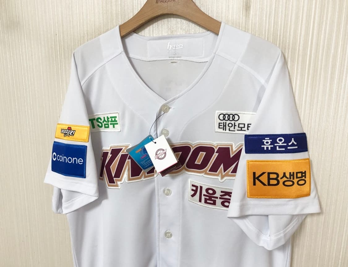 KBO 19시즌 키움히어로즈 홈유니폼/져지 XL(105) #52 박병호 상품이미지6