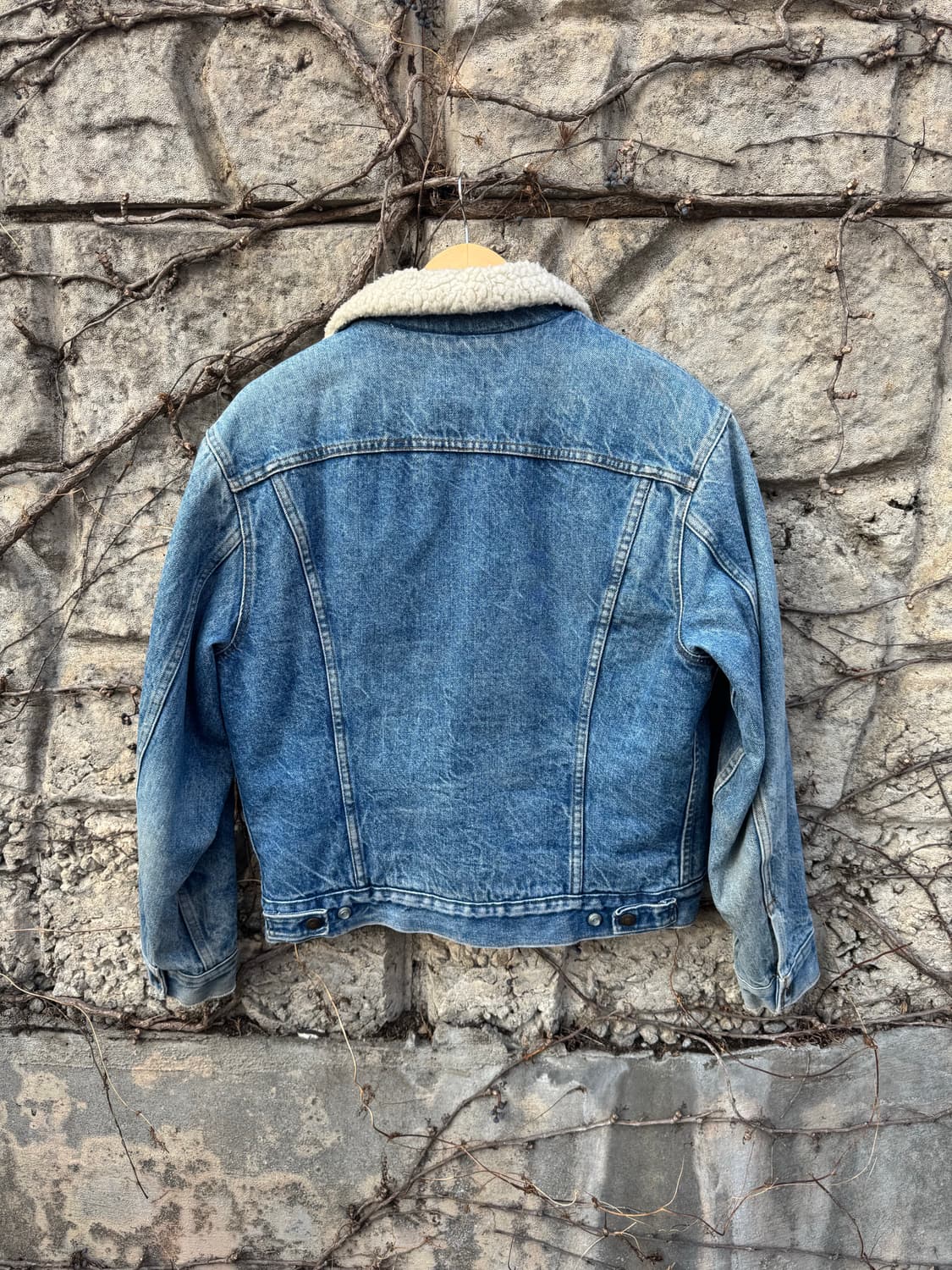 80s 리바이스 빈티지 쉐르파 안감 데님 트러커 자켓 웨스턴 상품이미지2
