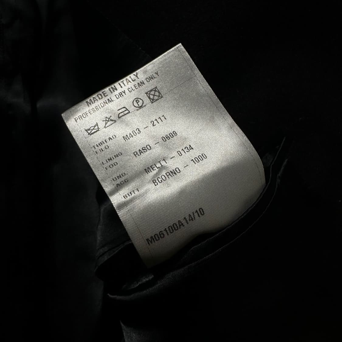 랑방 울 싱글 코트 블랙 상품이미지10