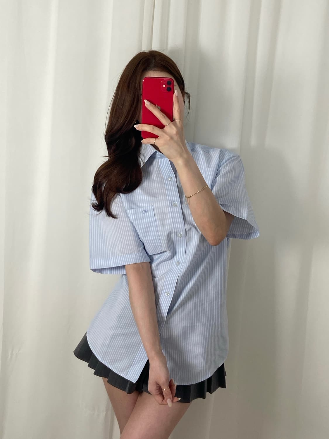 발렌시아가 BB로고 셔츠 상품이미지3