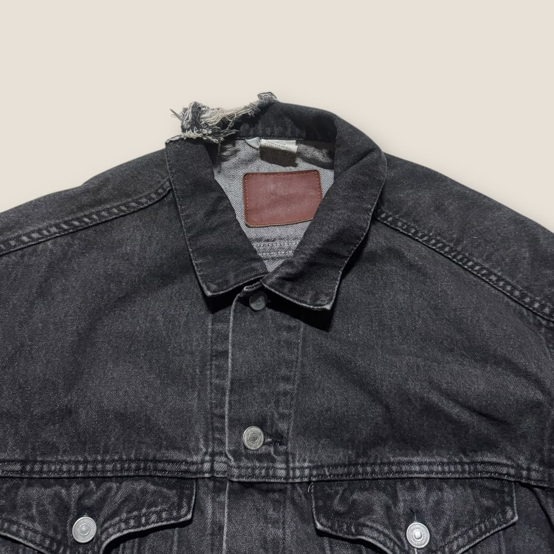 80s 말보로 Wild West 데님 트러커 자켓 M 상품이미지3