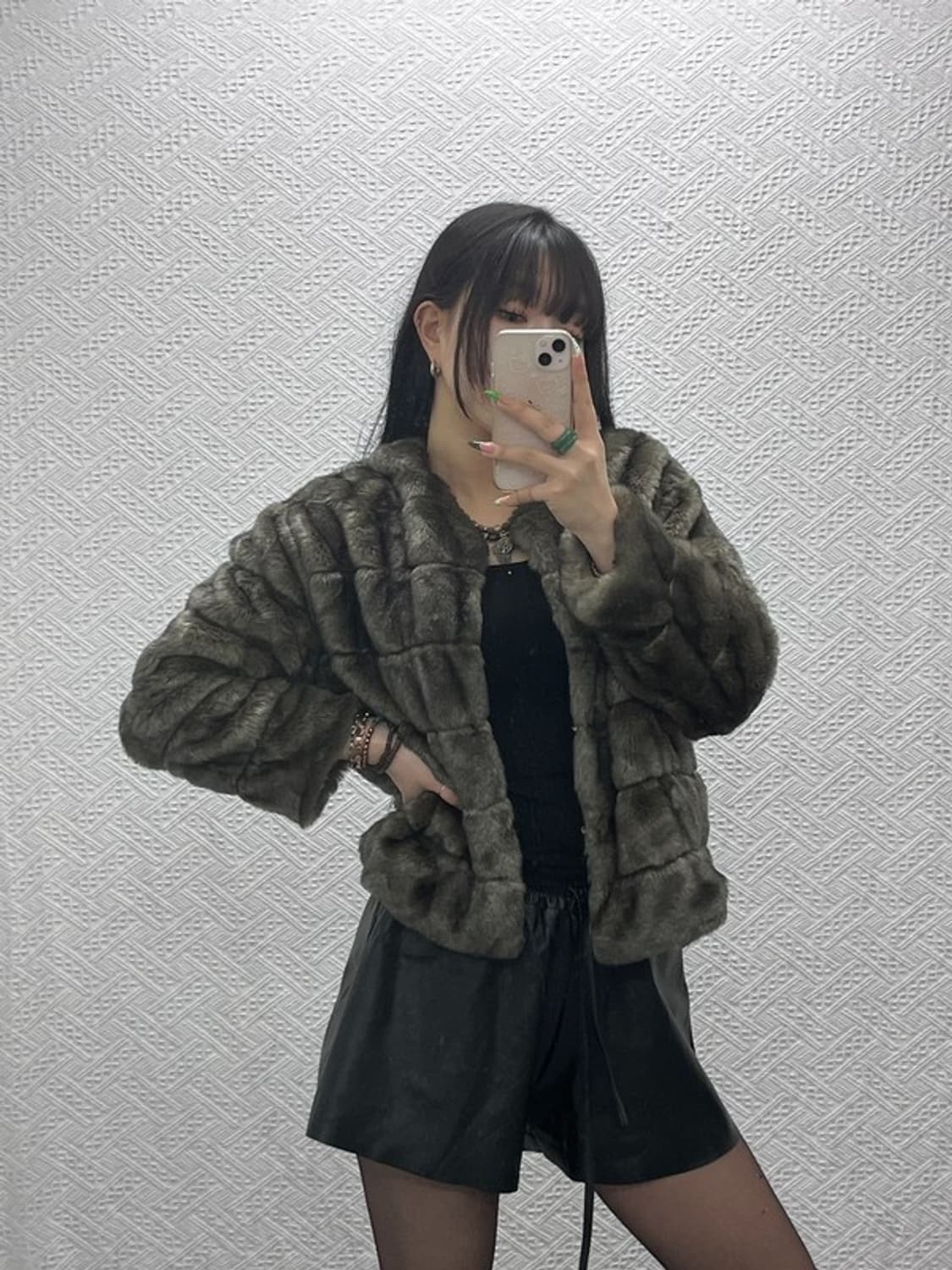 자라 핀터감성 몹와이프코어 락시크 힙 퍼자켓 M C09058 상품이미지2