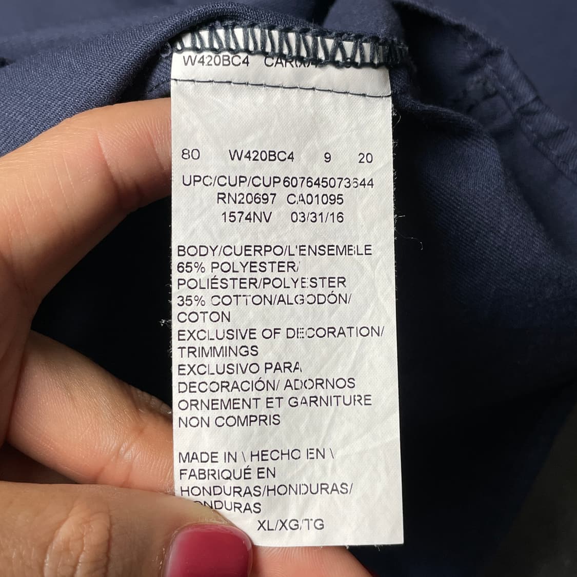 DICKIES 디키즈 빈티지 네이비 플랩포켓 반팔 워크셔츠 A01018 상품이미지10