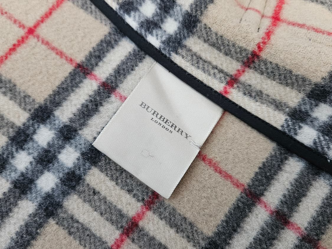 버버리 하프코트 떡볶이코트 네이비 상품이미지6