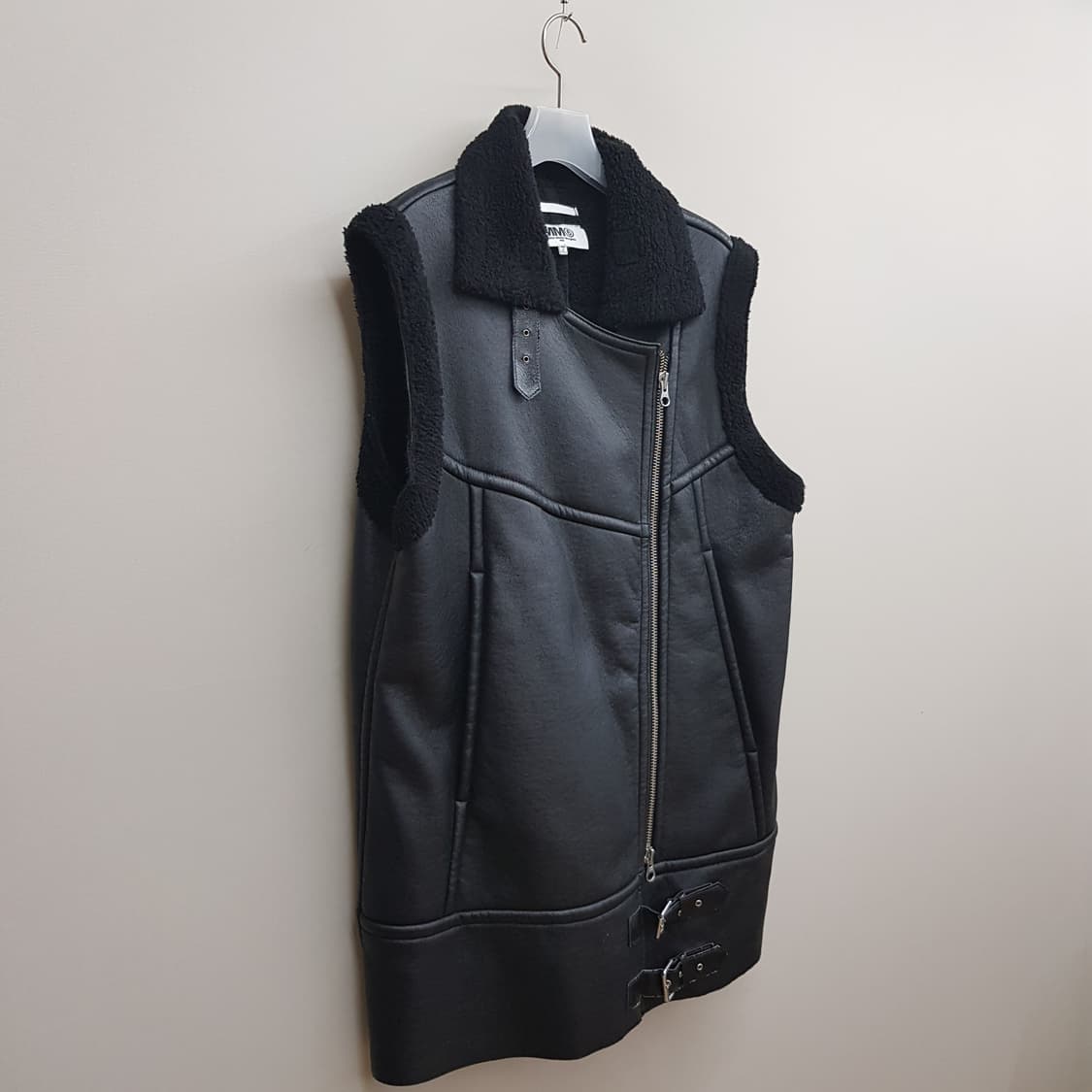 MM6 메종마르지엘라 오버사이즈 무스탕 베스트 it 42사이즈 상품이미지3