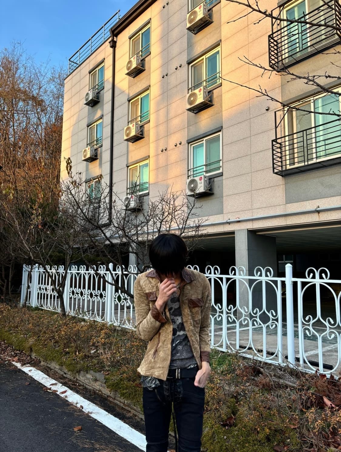 Leopard Detail Suede Jacket 상품이미지4