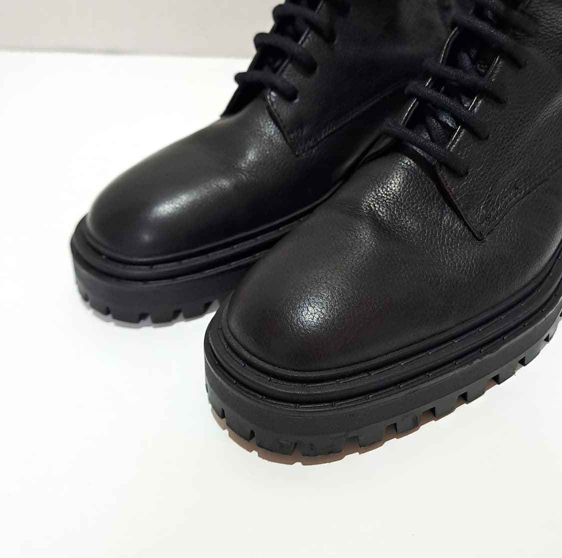 (택포) 마시모두띠 가죽 블랙 워커 265 B781 상품이미지2