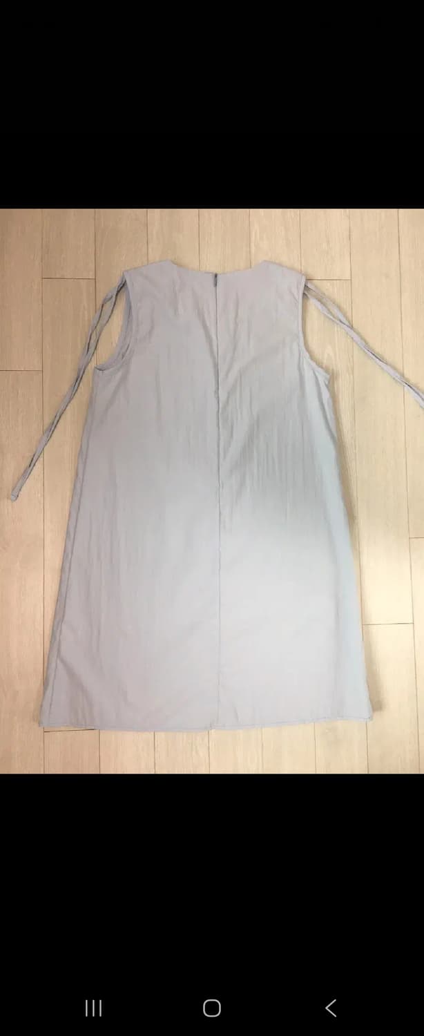 트위(TWEE) 하퍼 셔링 리본 원피스 상품이미지6