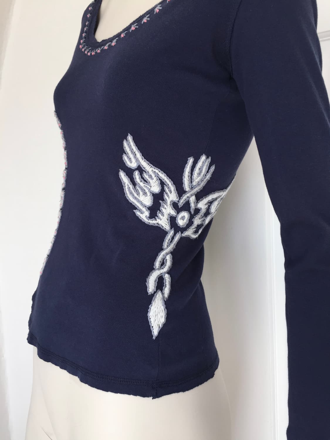 Fornarina Hand Stitch Lettering Top 상품이미지4