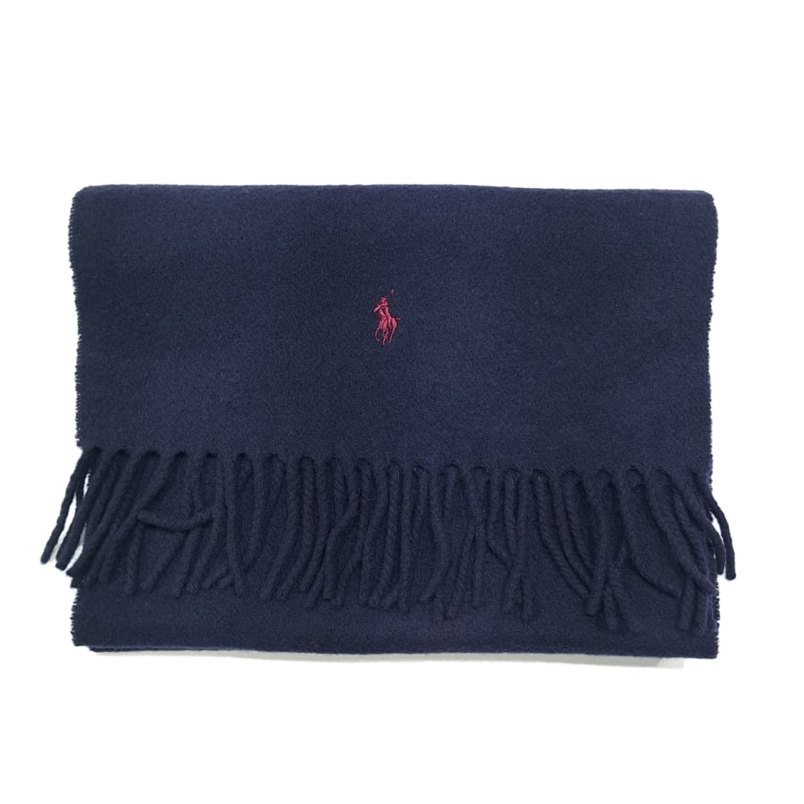 MX480 폴로 90s 스코틀랜드판 램스울 네이비 머플러 목도리 상품이미지7