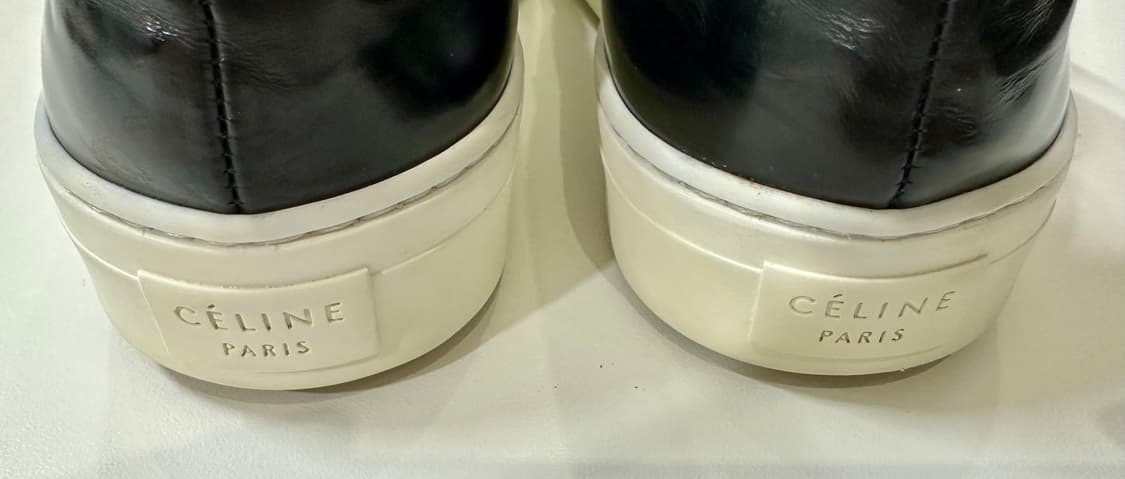 셀린느 블랙 레더 슈즈 스니커즈 플랫폼  상품이미지4