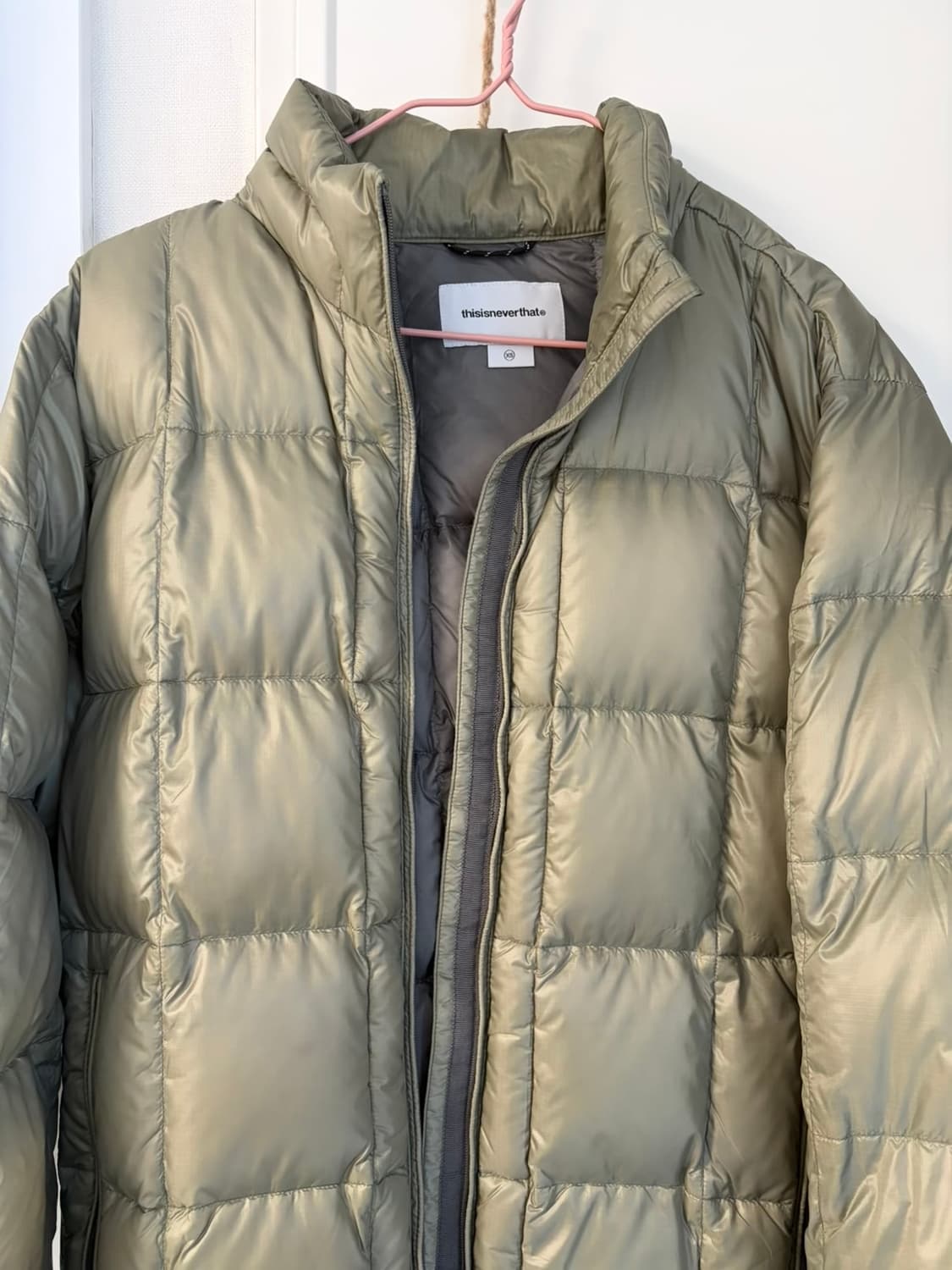 디스이즈네버댓 디네댓 ‘퍼텍스 자켓’ 다크세이지 XS 판매합니다! 상품이미지2