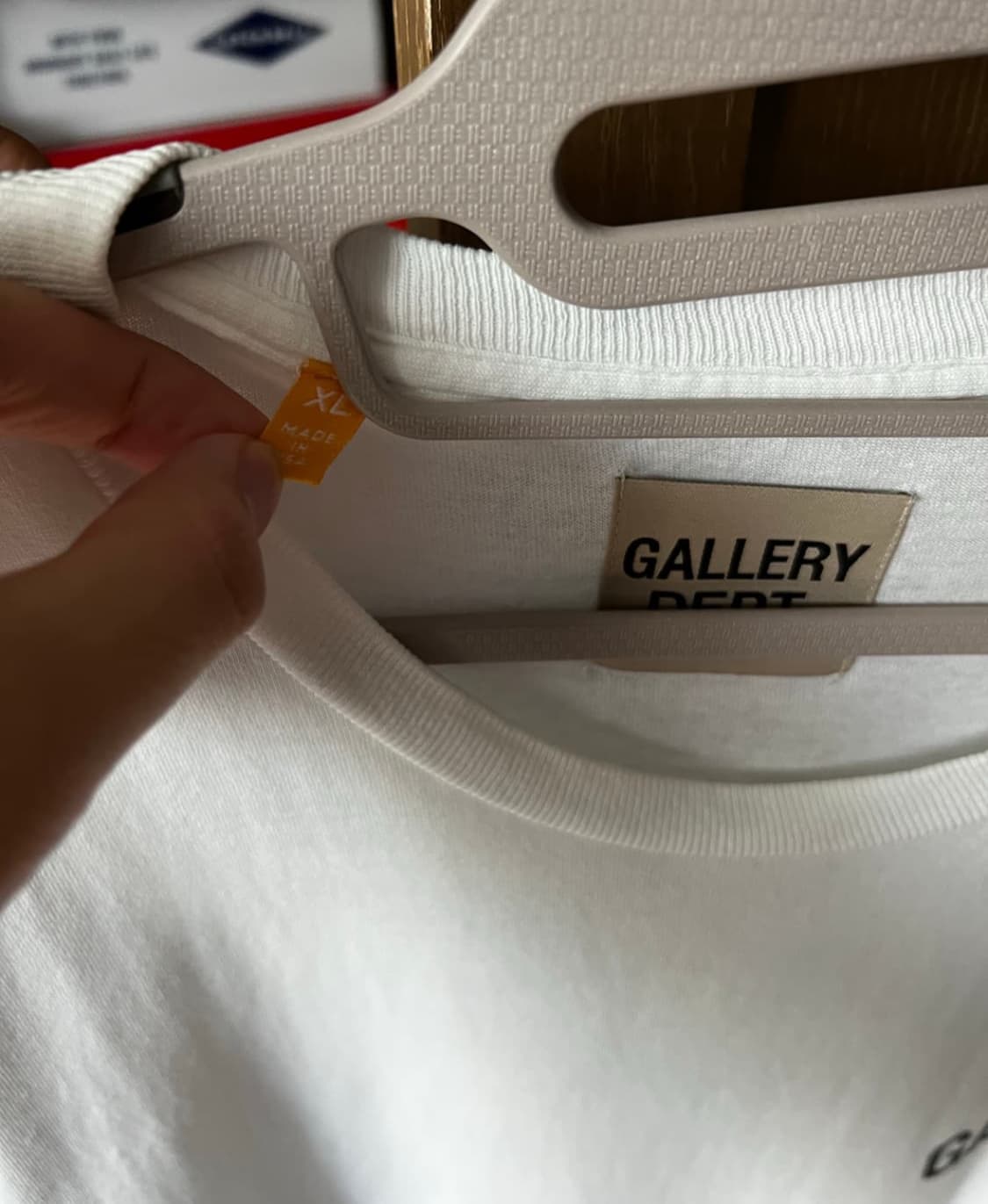 갤러리디파트먼트 프렌치로고 롱슬리브 화이트 xl 상품이미지4