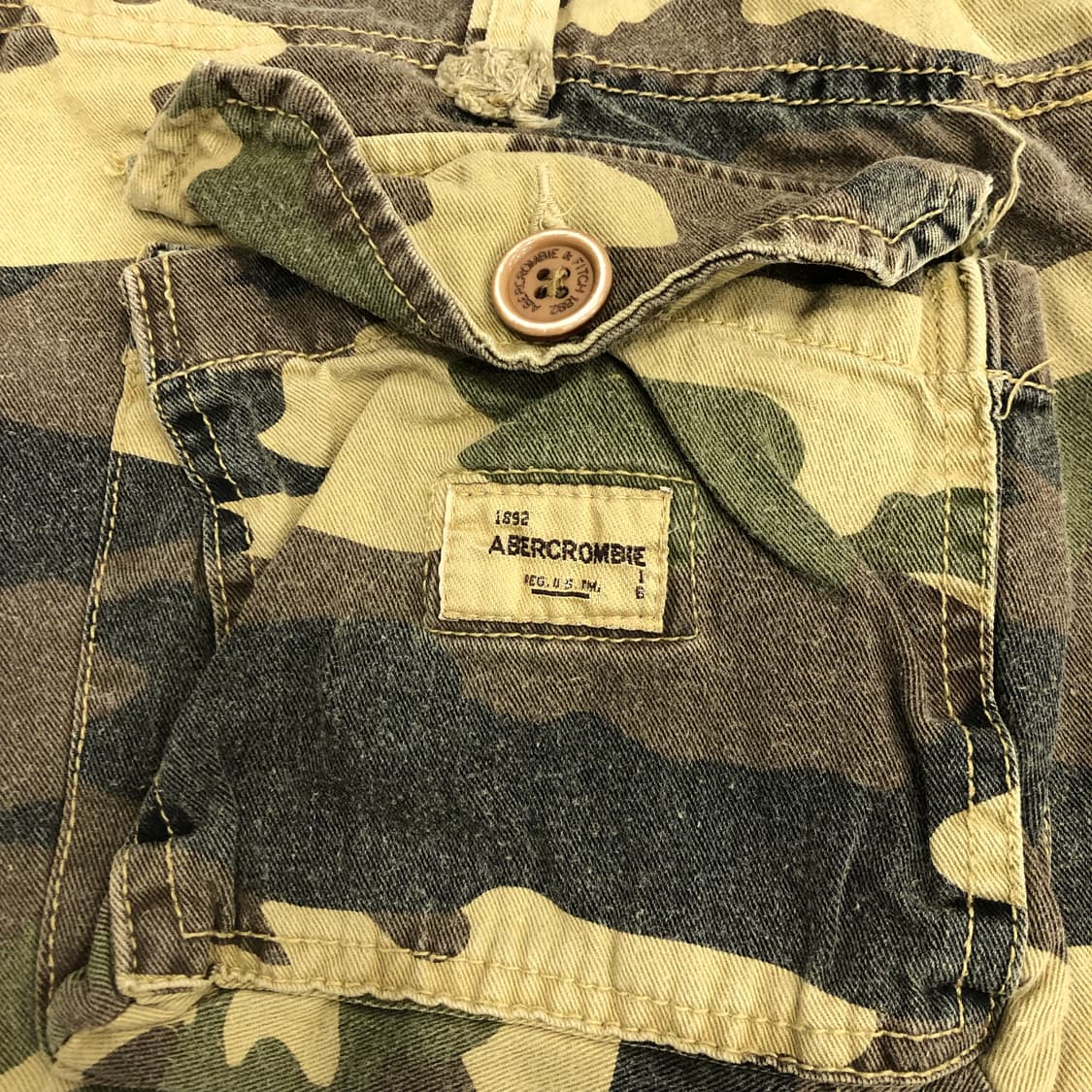 아베크롬비 카모 밀리터리 카고 팬츠 상품이미지10