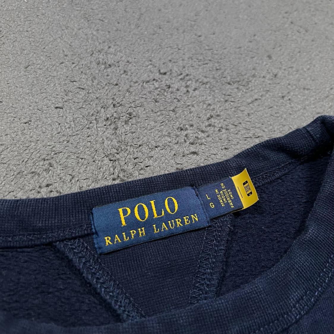 폴로 QR 네이비 맨투맨  상품이미지3
