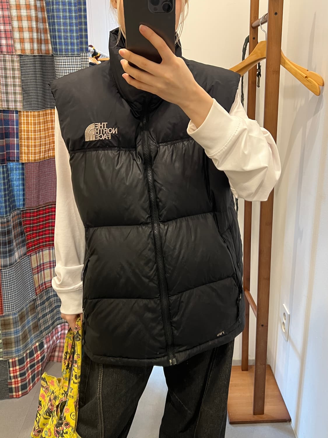 노스페이스 블랙 패딩 베스트 상품이미지3