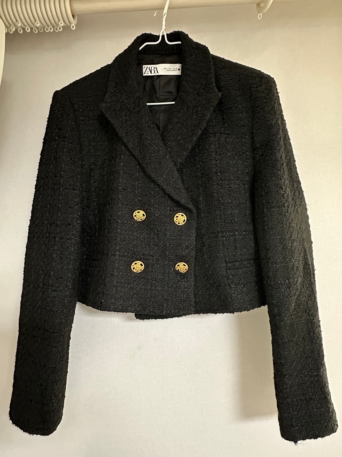 자라 스트럭처 크롭 블레이저 L 상품이미지1