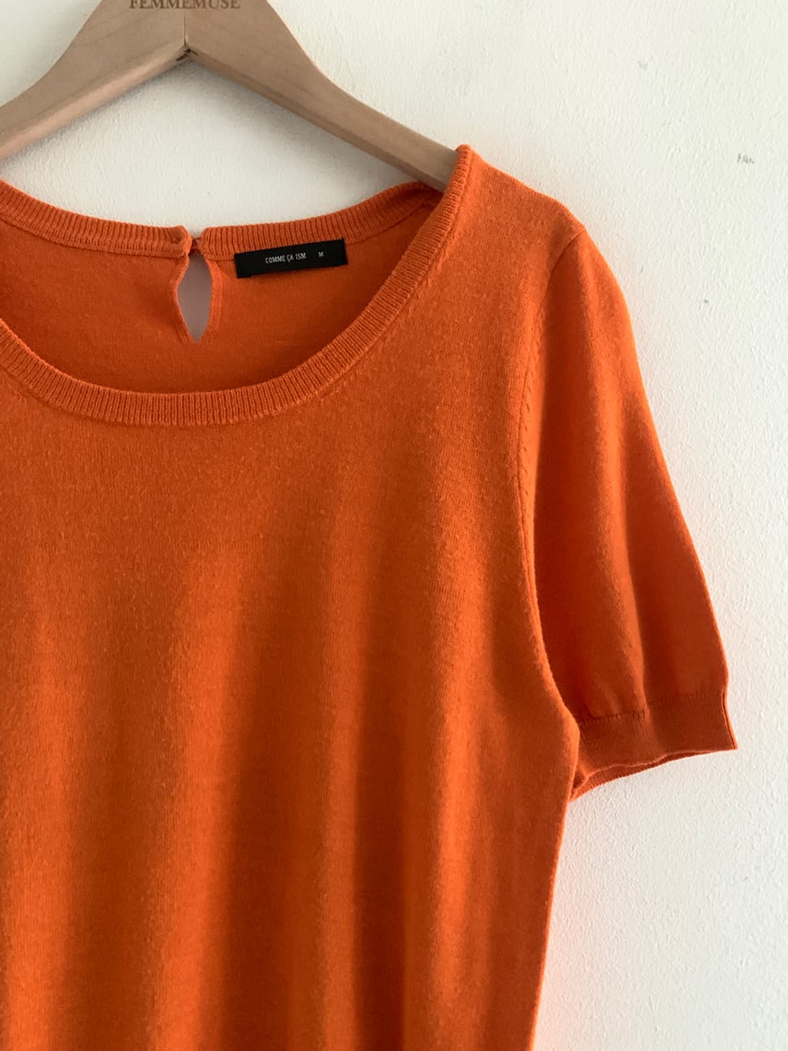 U Neck Knit(Orange) 상품이미지3