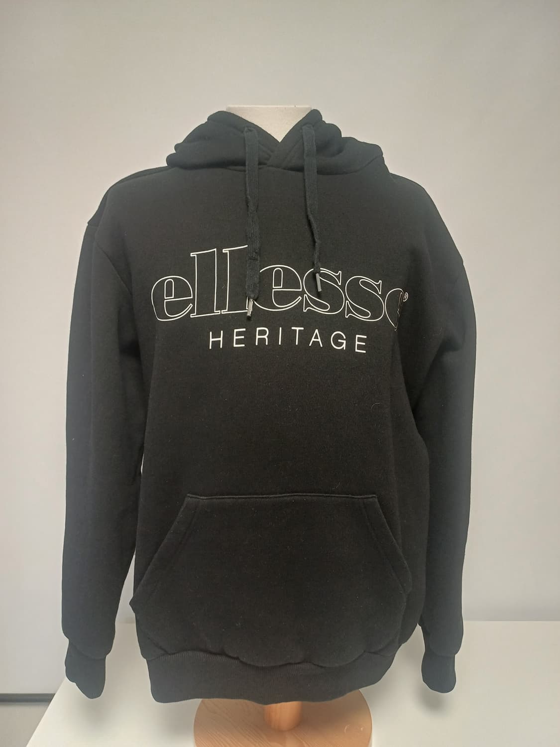[L/105] 엘레쎄 헤리티지 아웃라인 빅로고 기모 후드티 (상태최상) 상품이미지1