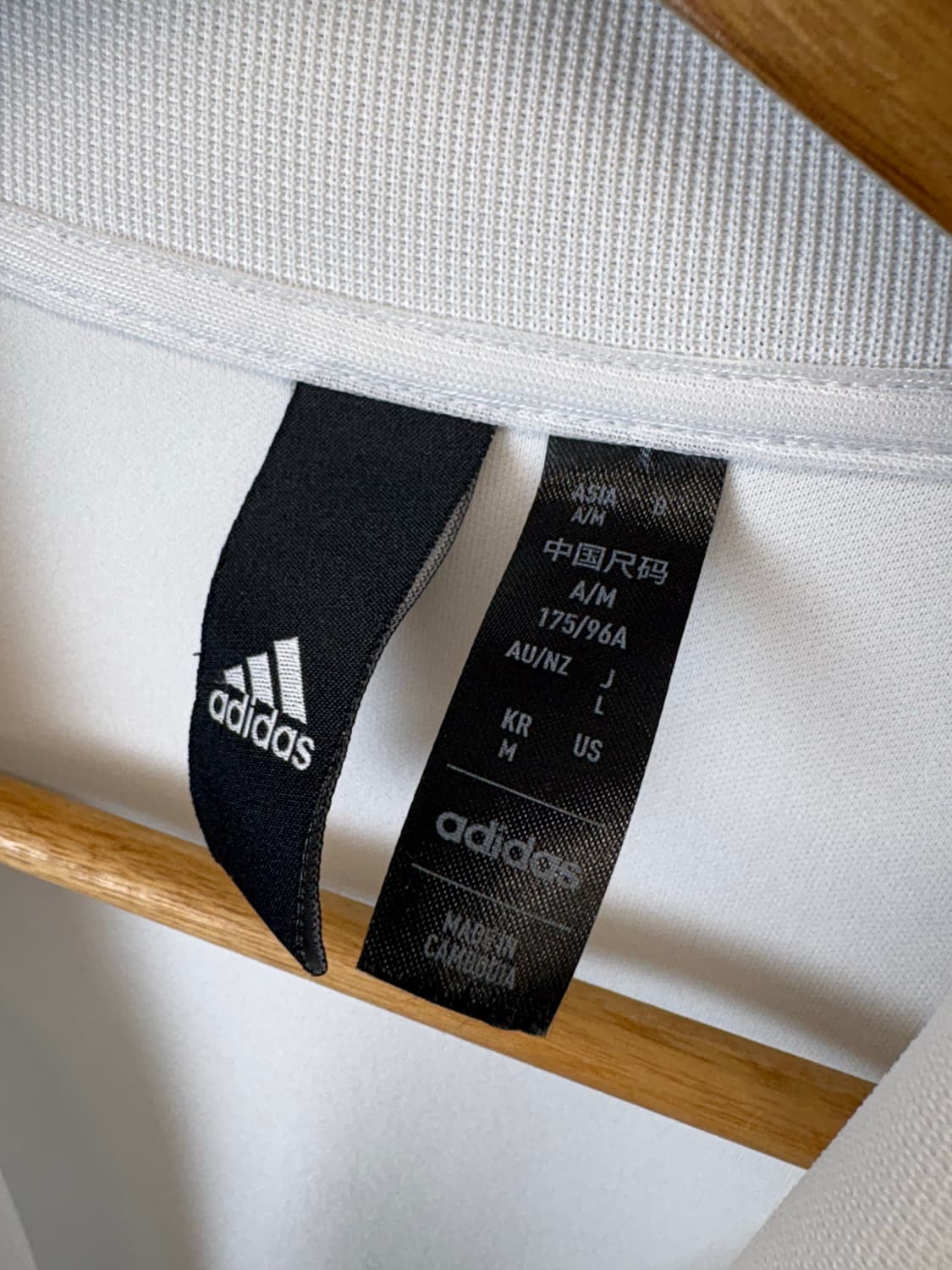 아디다스 화이트 삼선 트랙탑 져지 상품이미지6