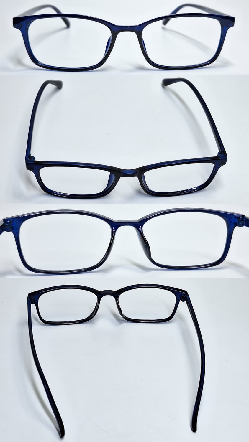 블루 스퀘어 안경테 SQ2-BL 일본 수입 y2k 빈티지 레트로 클래식  상품이미지3