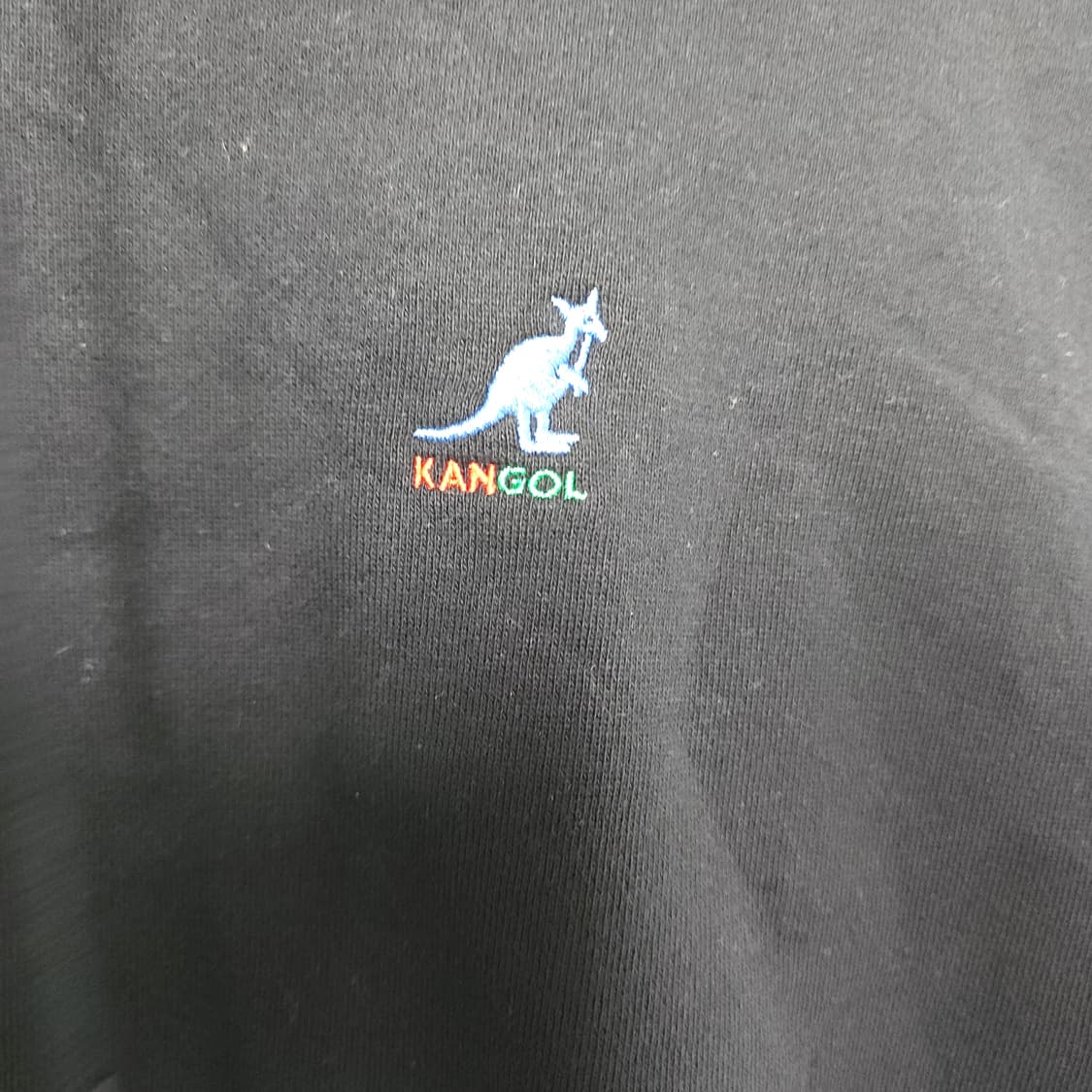 55[134] 캉골 후드티셔츠 블랙 상품이미지3