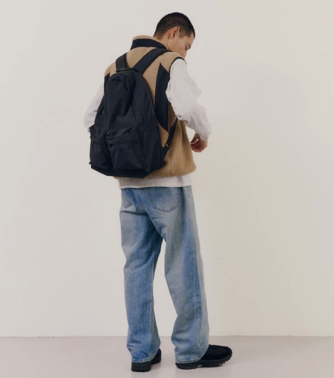 마지언타이틀 올데이백03 블랙 상품이미지2