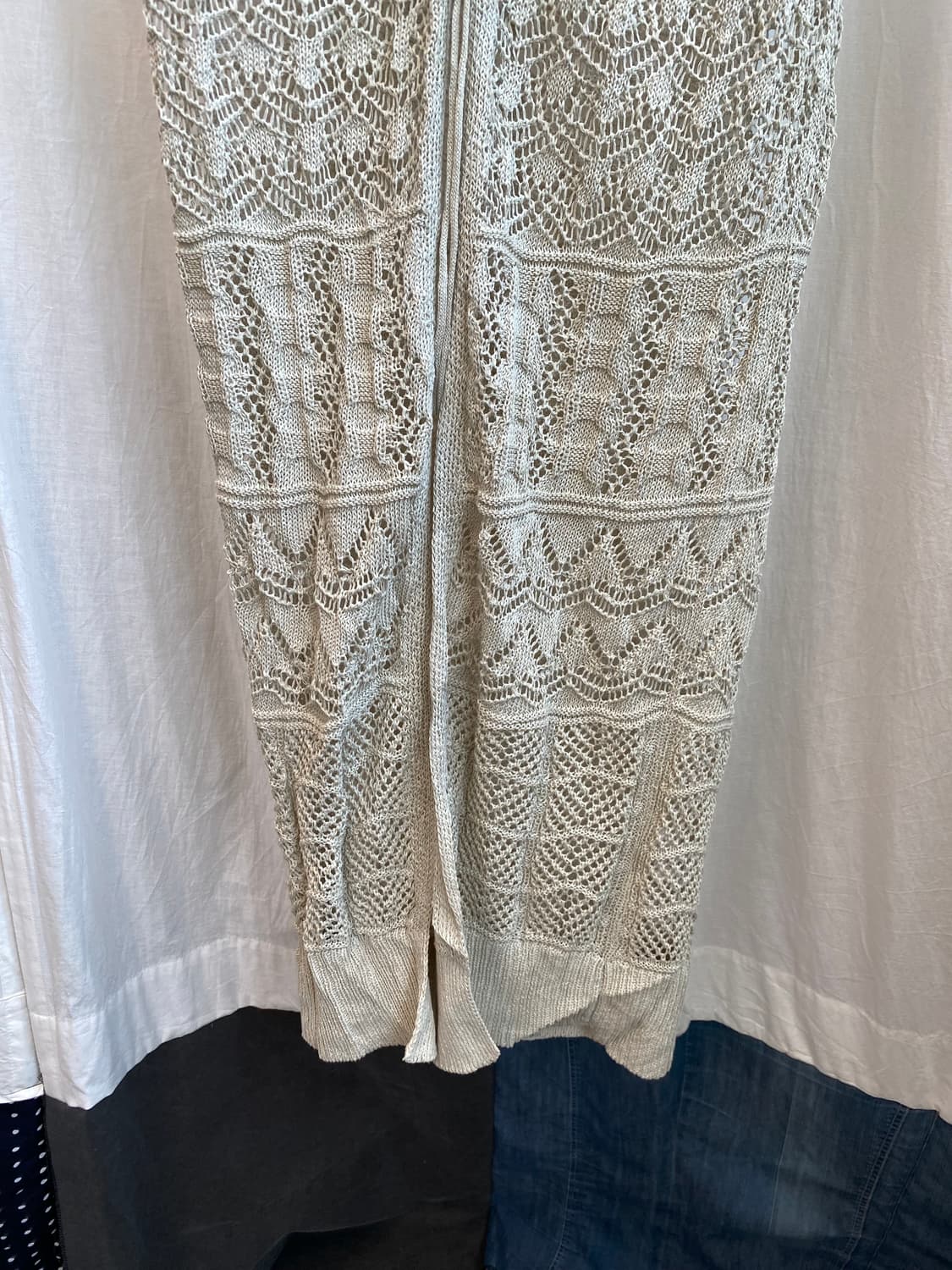 DIRZ 베이지 롱베스트자켓(M) 상품이미지6