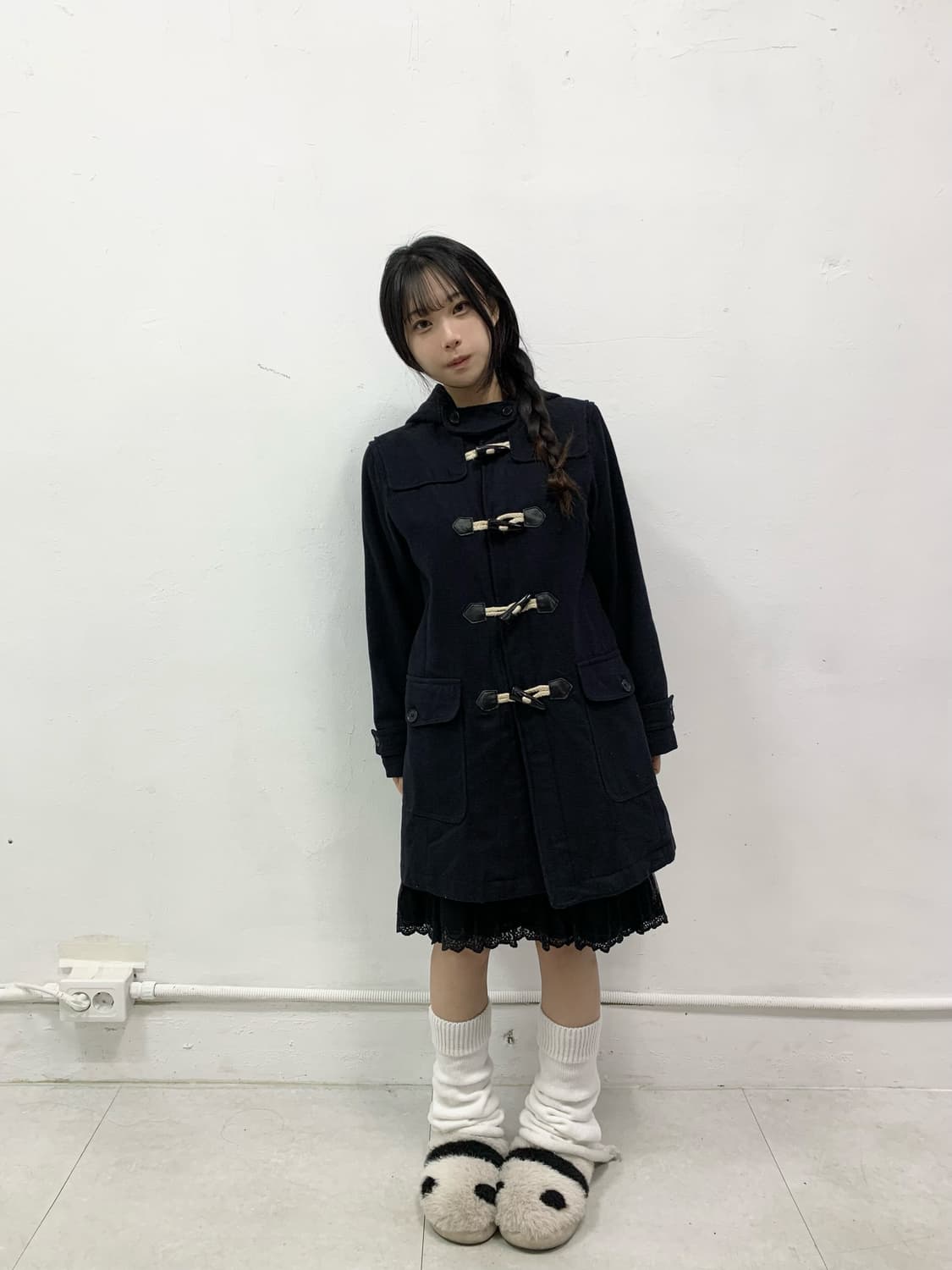 [COMME CA ISM] 도쿄걸 떡볶이 미디 코트 상품이미지2