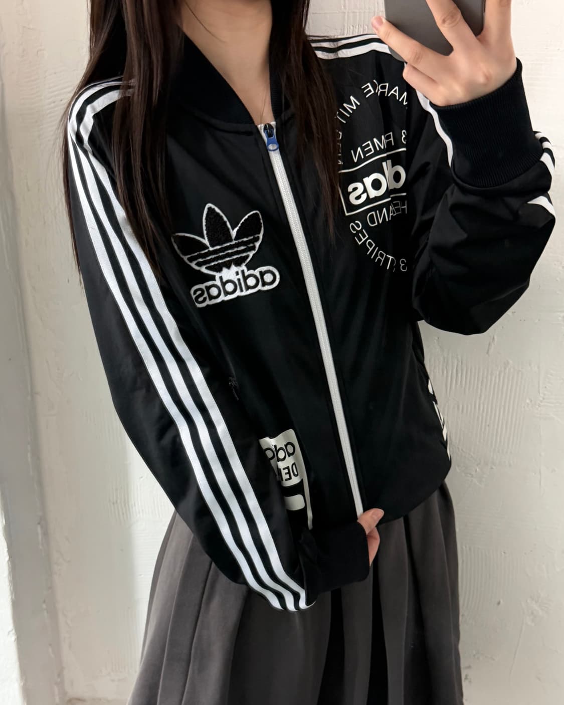 Adidas 아디다스 헤리티지로고 블랙컬러 트랙탑 상품이미지1
