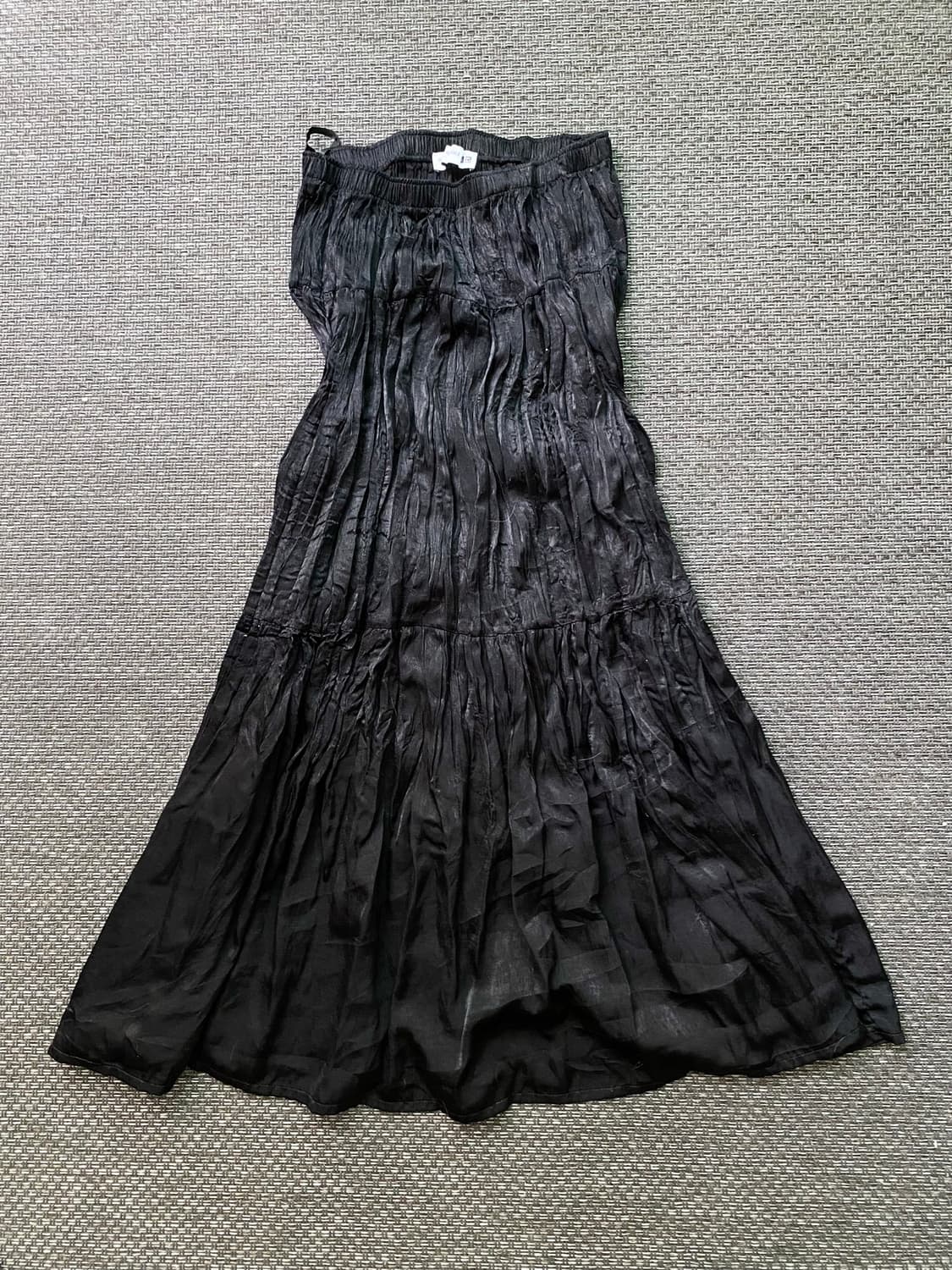 Minimal&Gothic Mood Black Long Skirts 상품이미지4